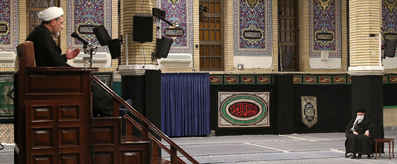 مراسم عزاداری شهادت حضرت فاطمه(س) در حسینیه امام خمینی(ره) برگزار شد