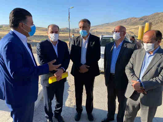 بازدید رئیس کمیسیون عمران مجلس شورای اسلامی از طرح ارتقا ظرفیت تصفیه خانه فاضلاب ایلام
