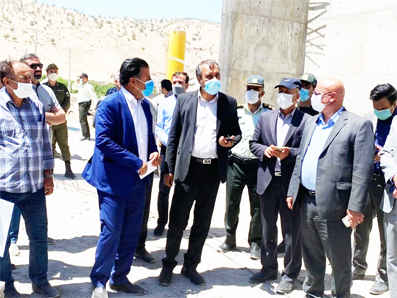 بازدید رئیس کمیسیون عمران مجلس شورای اسلامی از طرح آبرسانی به ملکشاهی