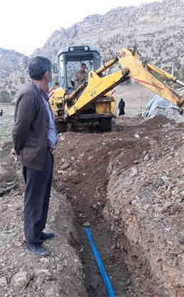 ۱۶ کیلومتر از شبکه آبرسانی روستای پاکل گراب استان ایلام تعویض و نوسازی شد