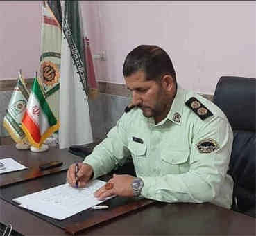 آیین تکریم و معارفه فرماندهی انتظامی شهرستان ایوان