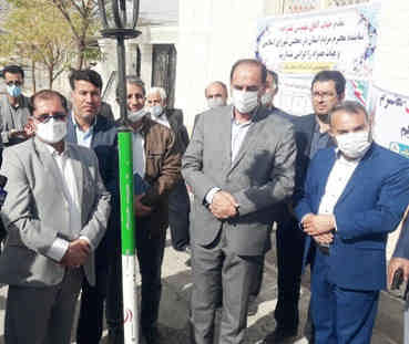 مشعل گاز در شهر میمه دهلران روشن شد