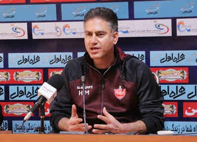 مربی پرسپولیس: حرف‌مان را داخل زمین می‌زنیم