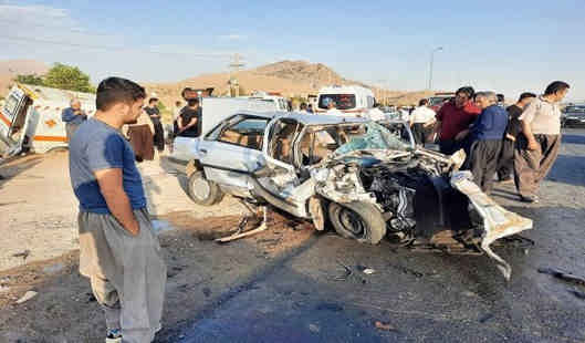 سرعت غیر مجاز و خستگی و خواب آلودگی دلیل عمده بسیاری از تصادفات ایلام