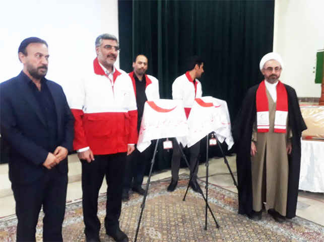 خدمت گذاری جمعیت هلال احمر  لطفی بزرگ  از جانب خداوند متعال بوده است + گزارش تصویری 