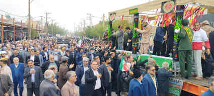 مرزداران دهلرانی پیکر مطهر چهار شهید گمنام را تشییع کردند