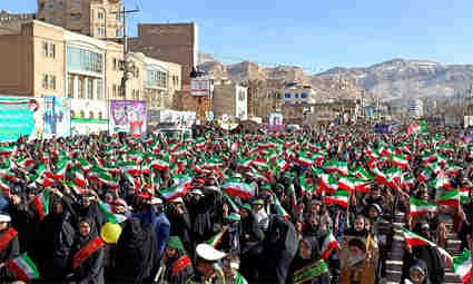 مسیرهای راهپیمایی یوم الله ۲۲ بهمن در ایلام اعلام شد
