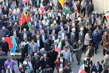 حضور باشکوه مردم ایلام در چهل و پنجمین جشن پیروزی انقلاب اسلامی