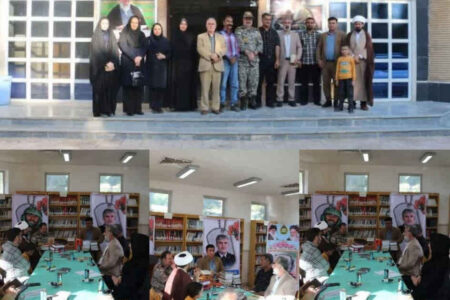 برگزاری محفل ادبی در کتابخانه عمومی پایگاه هوایی شهید ملکی شهرستان آبدانان