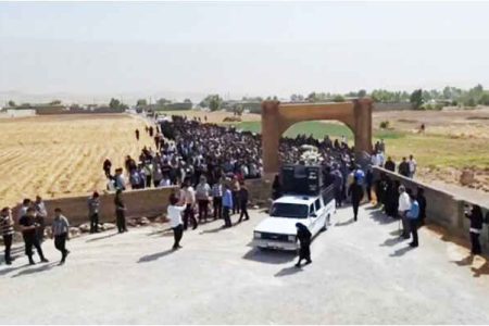 پیکر شهید ایلامی جنایات رژیم صهیونیستی تشییع شد