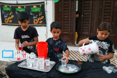 وقتی صدای یاحسین از دل کودکان بلند می‌شود