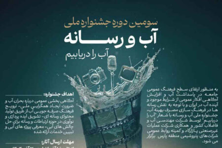 سومین دوره جشنواره ملی “آب و رسانه”