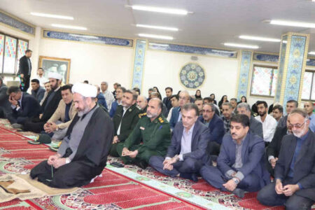 برگزاری نماز وحدت در مخابرات منطقه ایلام به مناسبت هفته بسیج