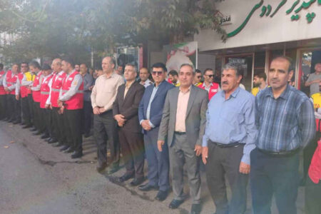 حضور سرپرست اداره کل بهزیستی ایلام در کنار بسیجیان این اداره کل در رزمایش “جان فدا”